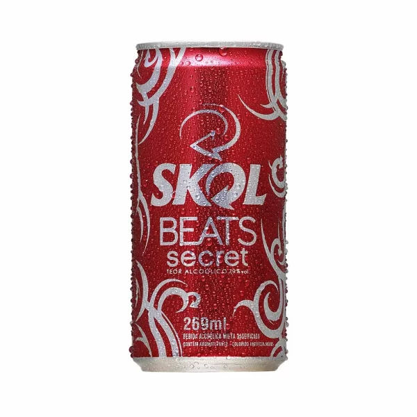 Cerveja Skol Beats Secret Lata - 269ml