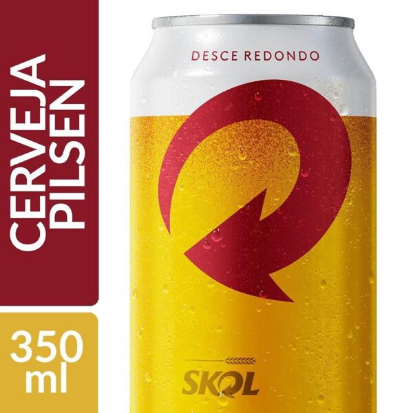 Cerveja Skol Pilsen Lata - 350ml