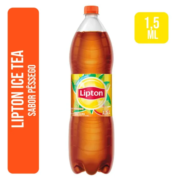 Chá Lipton Pêssego Pet - 1,5L