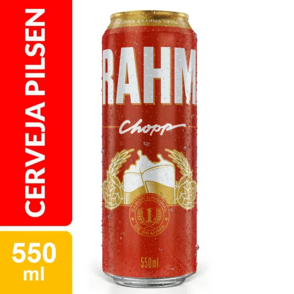 Cerveja Brahma Chopp Lata - 550ml