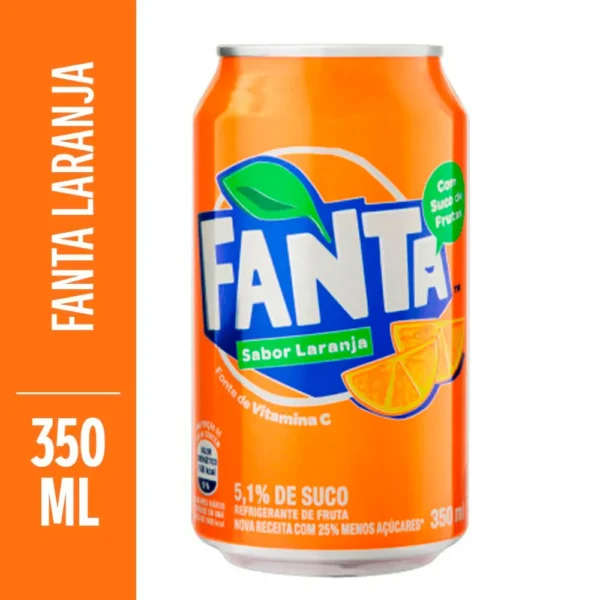 Refrigerante Fanta Laranja Lata - 350ml