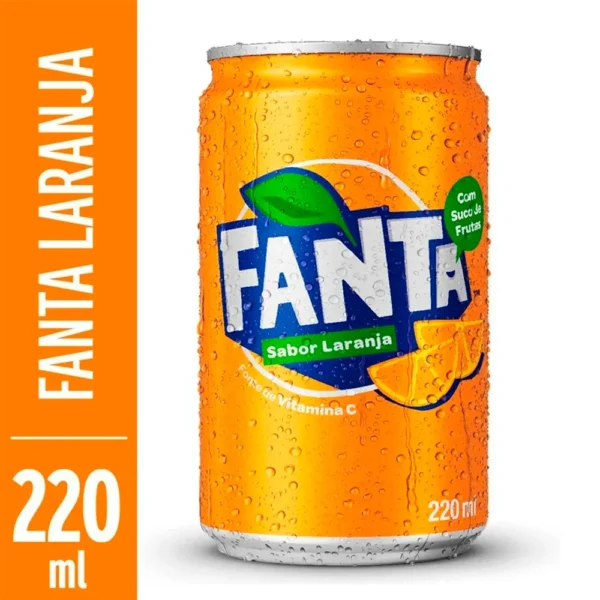 Refrigerante Fanta Laranja Lata - 220ml