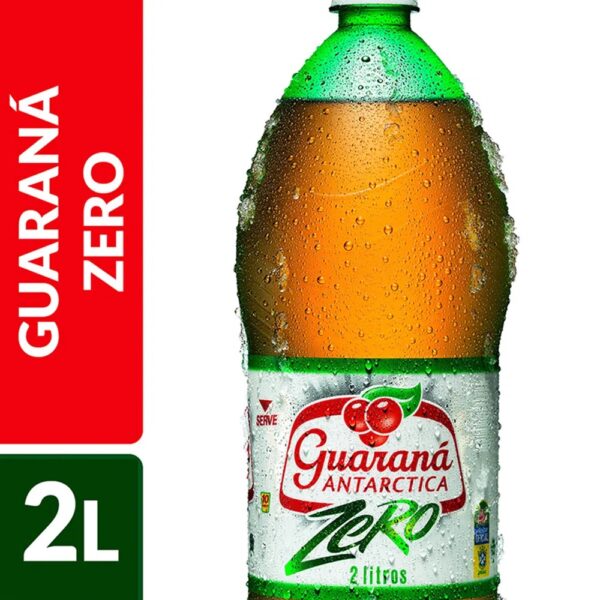 Refrigerante Guaraná Antarctica Zero Pet - 2L