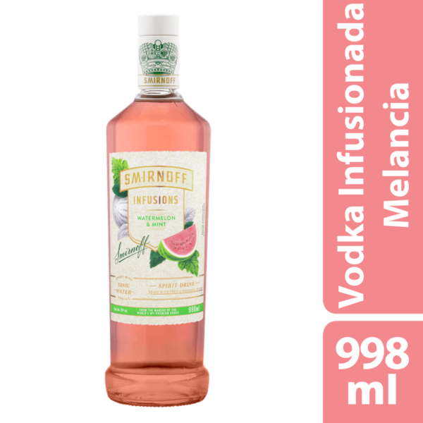 Vodka Smirnoff Infusions Watermelon GRF - 998ml