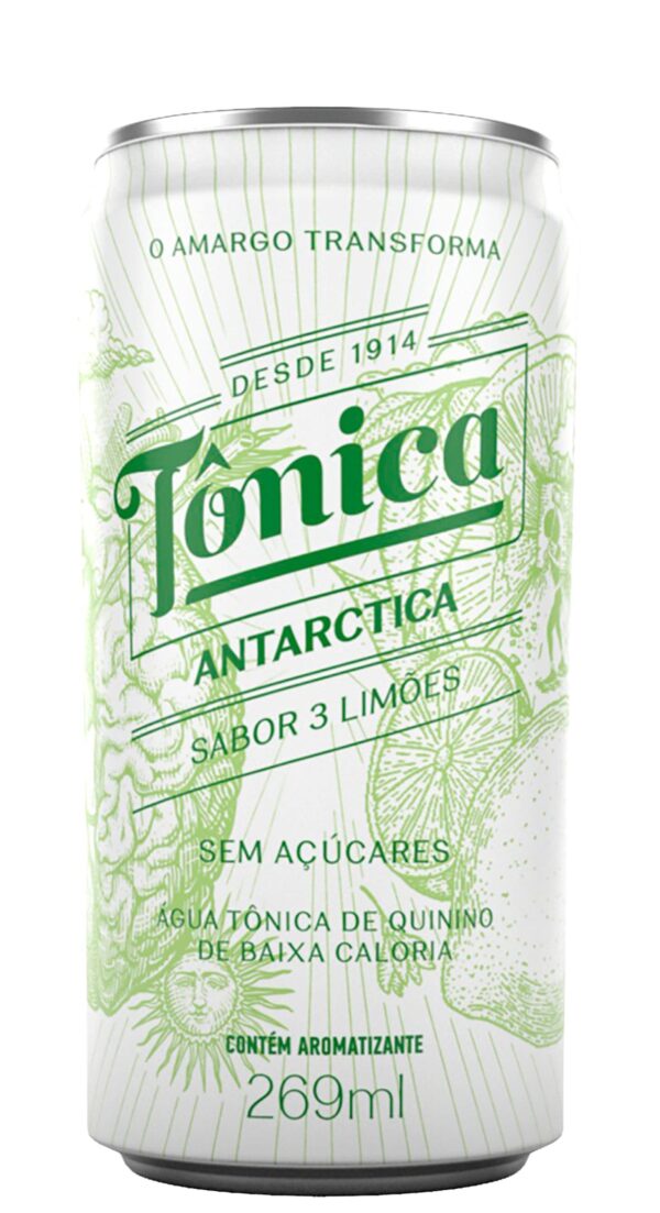 Tônica Antarctica 3 Limões Lata - 269ml