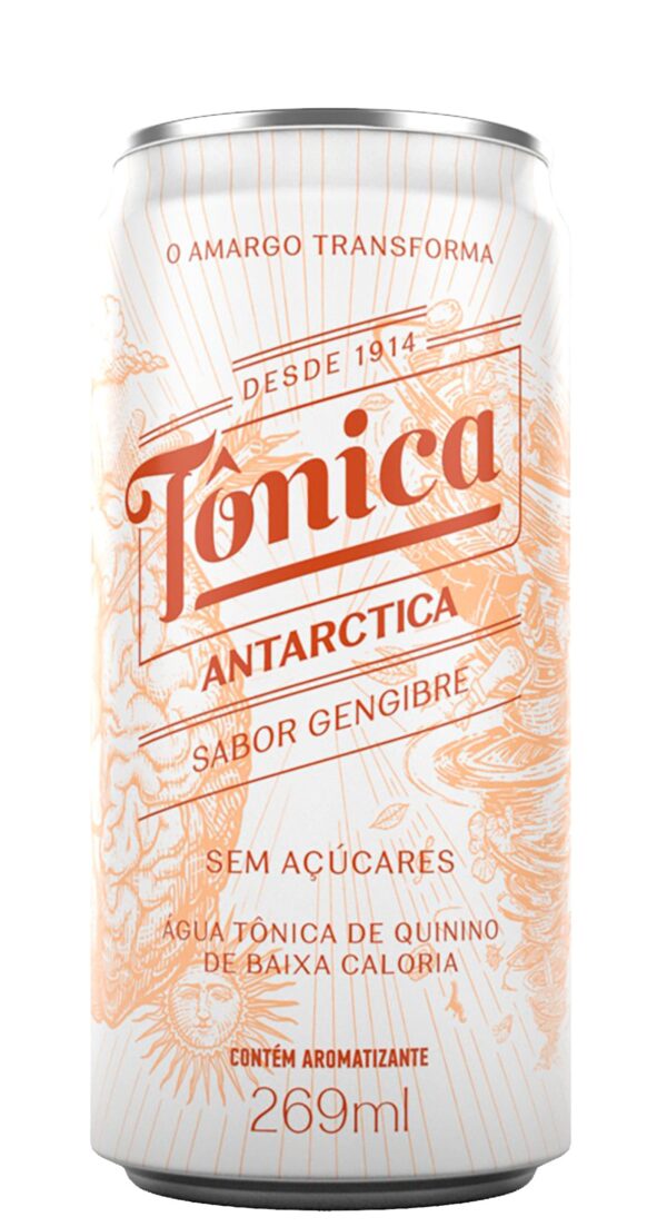 Tônica Antarctica Gengibre Lata - 269ml