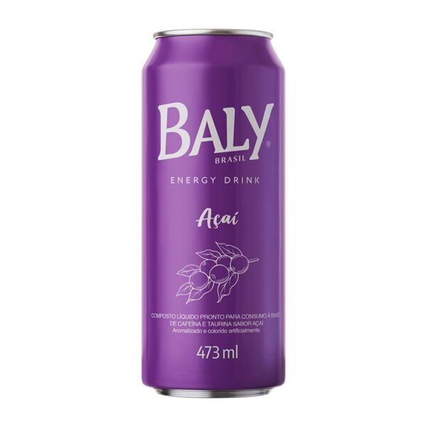 Energetico Baly Açaí Lata - 473ml