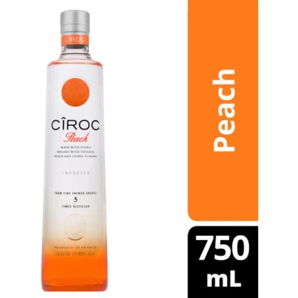 Vodka Ciroc Peach GRF - 750ml