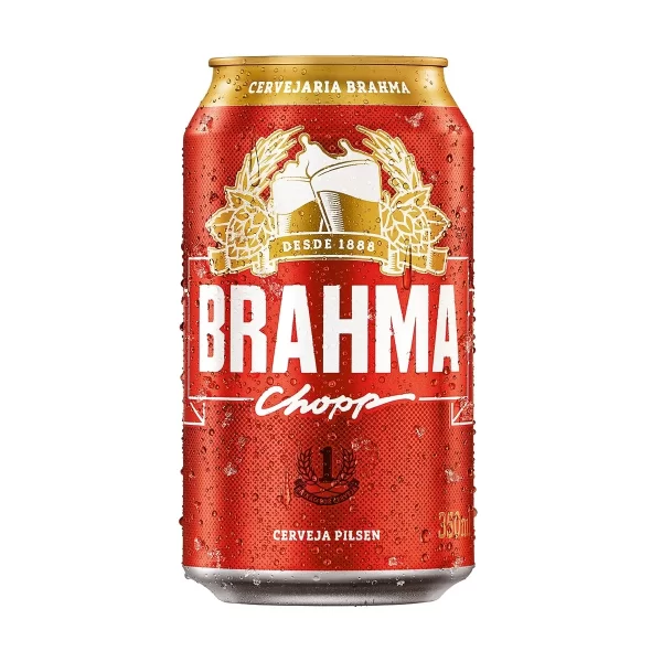 Cerveja Brahma Chopp Lata - 350ml