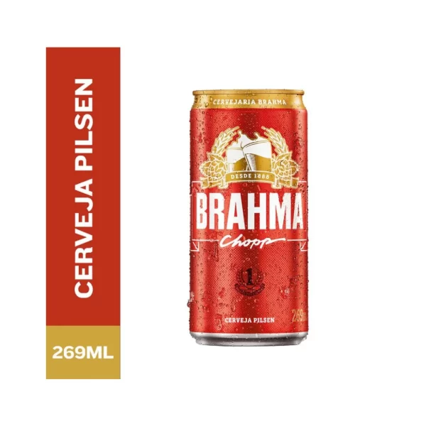 Cerveja Brahma Chopp Lata - 269ml