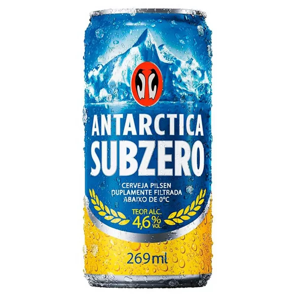 Cerveja Antarctica Subzero Lata - 269ml