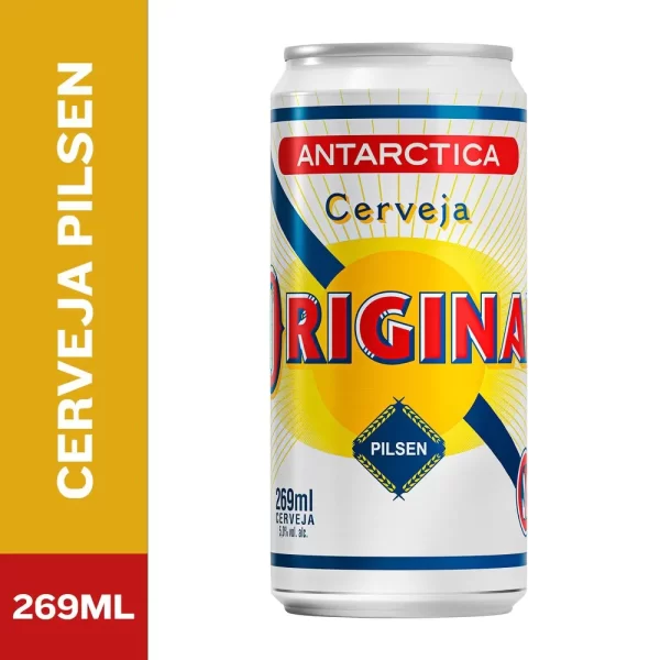 Cerveja Antarctica Original Lata - 269ml