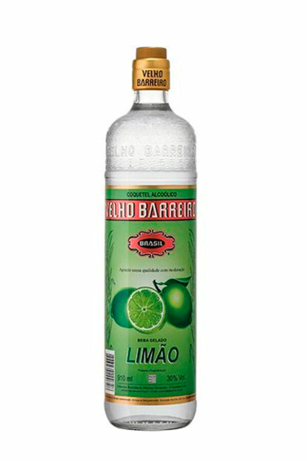 Cachaça Velho Barreiro Limão GRF - 910ml